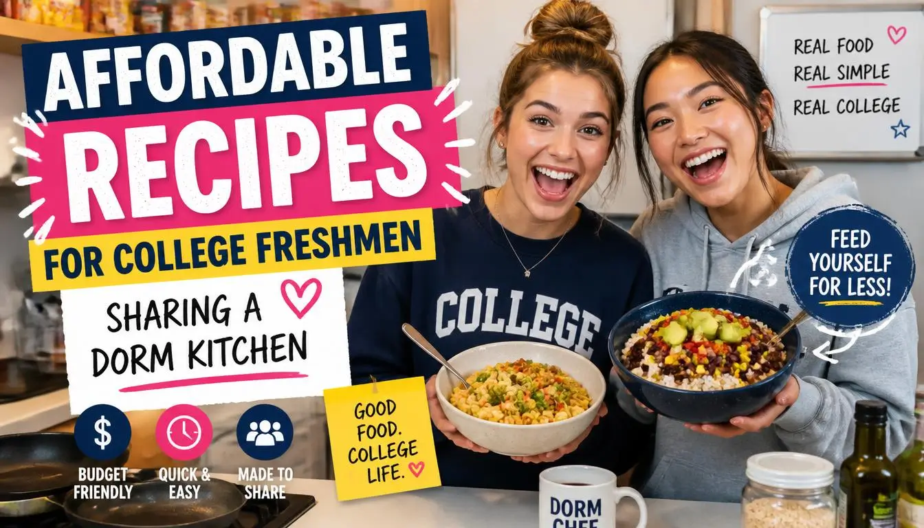 Affordable Recipes for College Freshmen Sharing a Dorm Kitchen