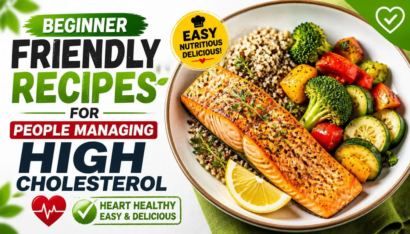 Beginner Friendly Recipes for People Managing High Cholesterol