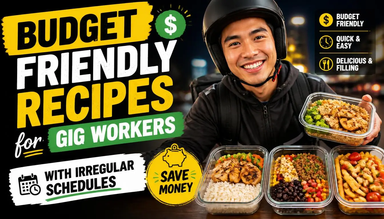 Budget Friendly Recipes for Gig Workers With Irregular Schedules